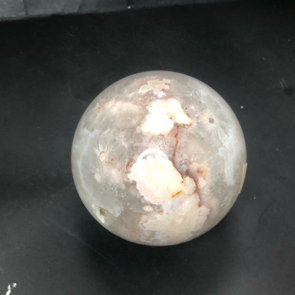 Pink Amethyst & Flower Agate Sphere 5 - Picture 2 of 9